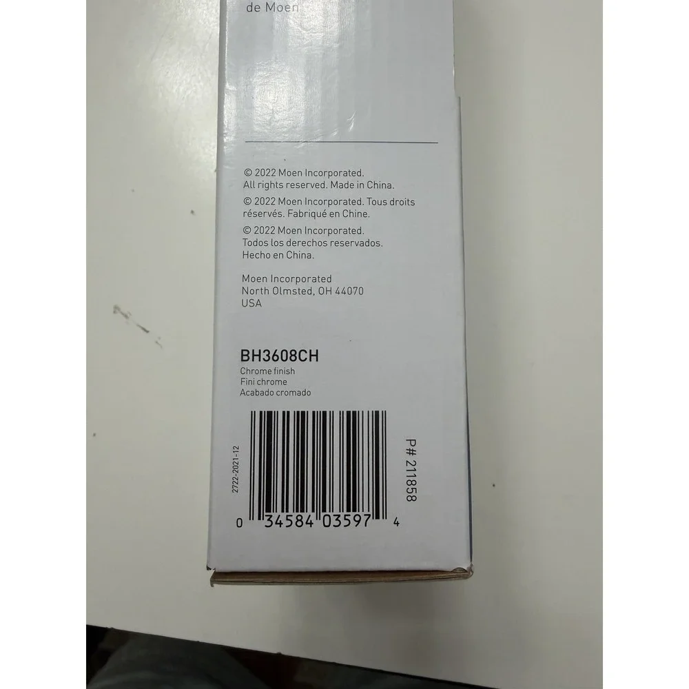 Moen Genta BH3608CH Pivoting Toilet Paper Holder Chrome New.      4032